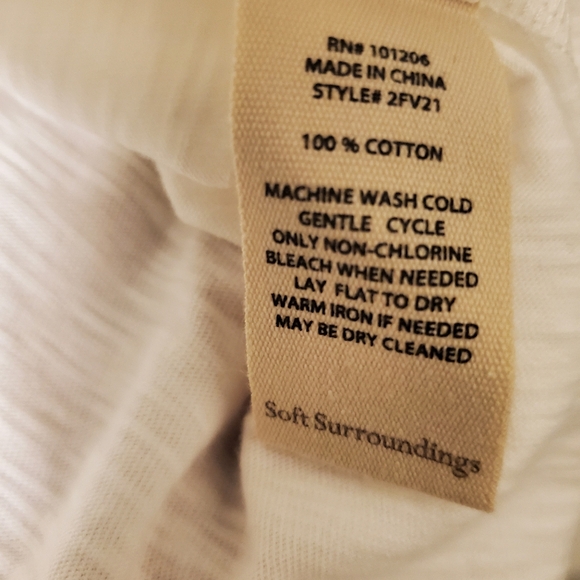 Danielle Assymetrical Hem Coastal Cotton Lagenlook Tunic Whisper White Artsy - Picture 6 of 11